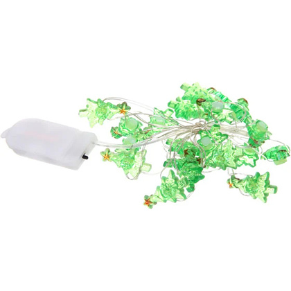 Гирлянда LED "Ёлочка новогодняя", 2,9x1,8см, 2 м, теплый белый - 4