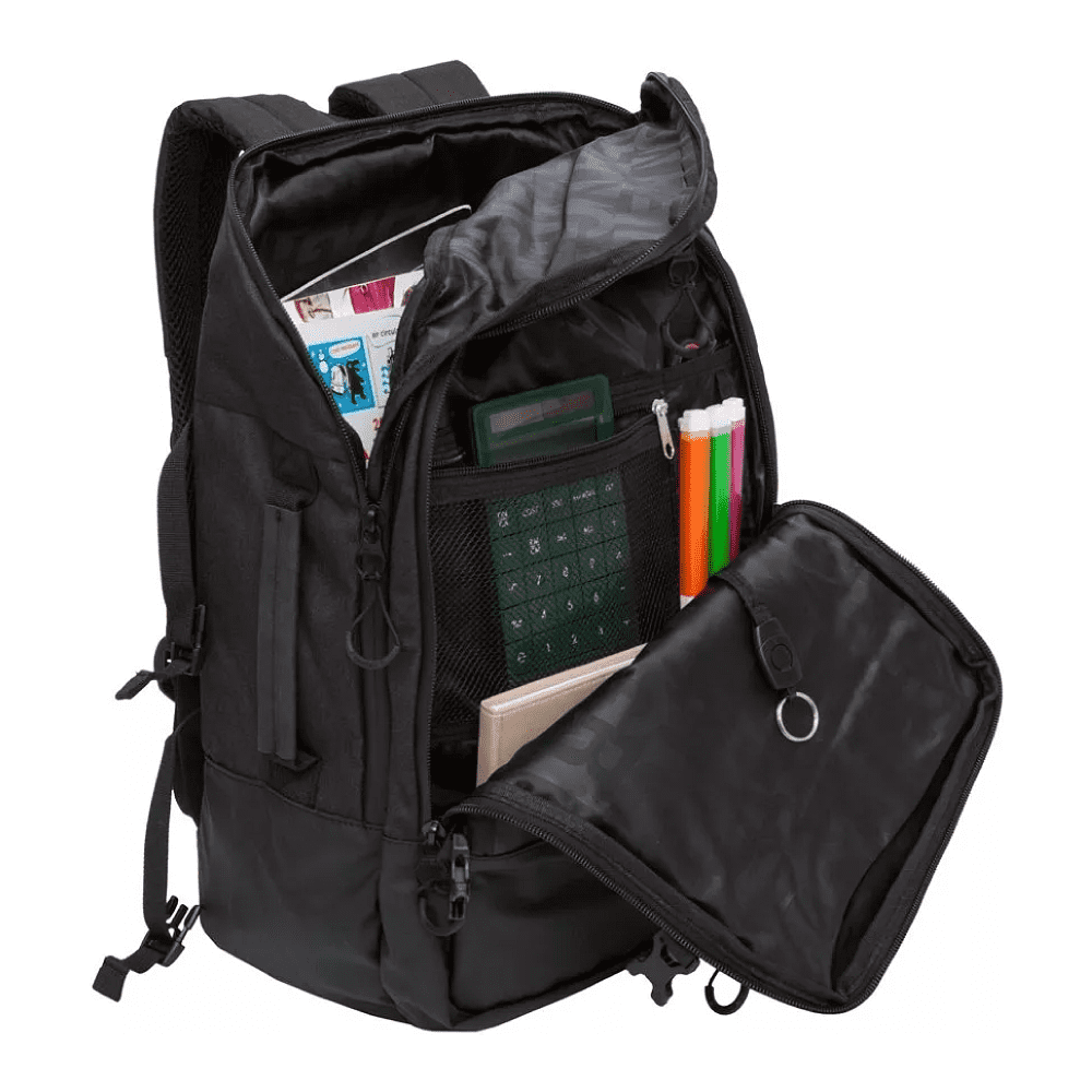 Рюкзак молодежный "Greezly", с карманом для ноутбука, черный, хаки - 5