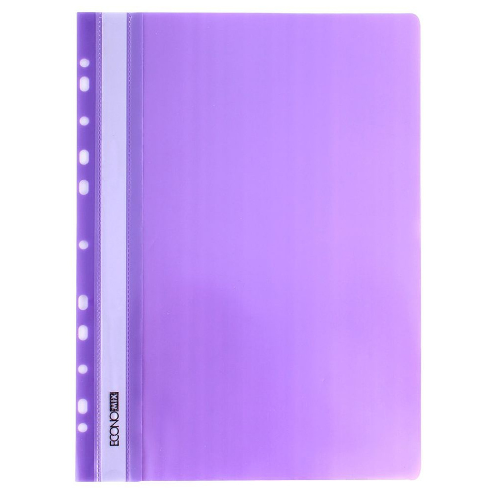 Папка-скоросшиватель "Economix", A4, фиолетовый