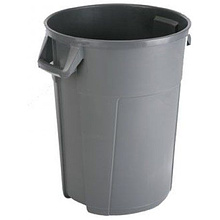 Контейнер пластиковый для мусора Vileda "Титан", 85л, серый