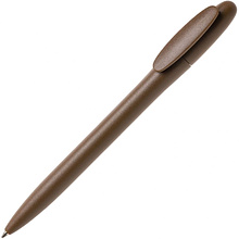 Ручка шариковая автоматическая "Bay MATT", 1.0 мм, коричневый, стерж. синий