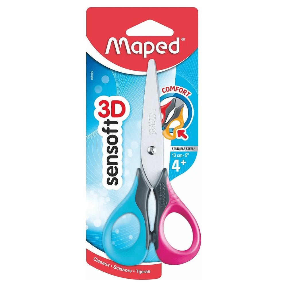 Ножницы Maped "Sensoft" для левши, 13.5 см - 3