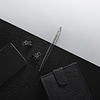 Ручка шариковая автоматическая "Jotter Core K63 Bond Street Black CT", 1,0 мм, черный, серебристый, стерж. синий - 3