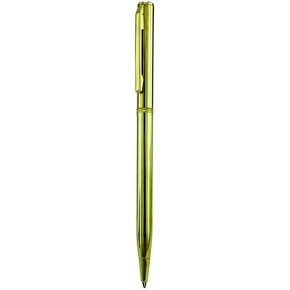 Ручка шариковая автоматическая "Slim", 0.7 мм, золотистый, стерж. синий - 2