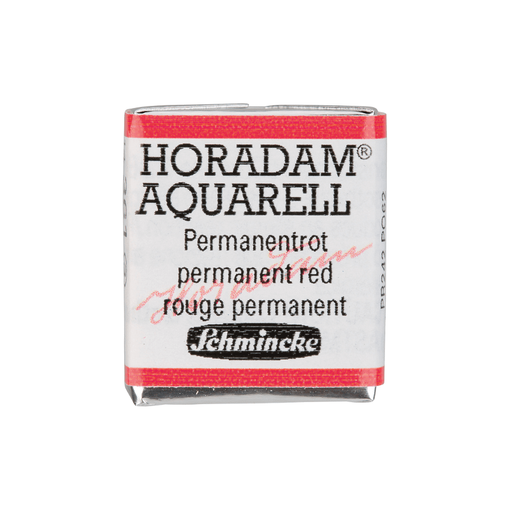 Краски акварельные "Schmincke Horadam", 361 красный перманентный, полукювета
