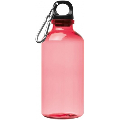 Бутылка для воды "Mechelen", пластик, 400 мл, прозрачный красный