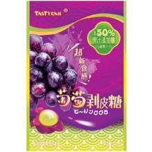 Конфета желейная "TASTYEAH" с фруктовым соком со вкусом винограда, 70 г