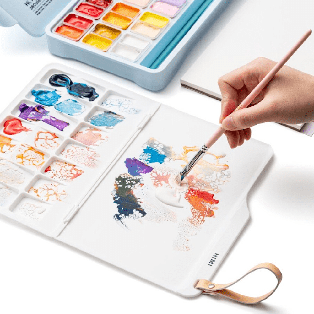 Палитра пластиковая "Himi Miya", прямоугольная, 7 ячеек - 6