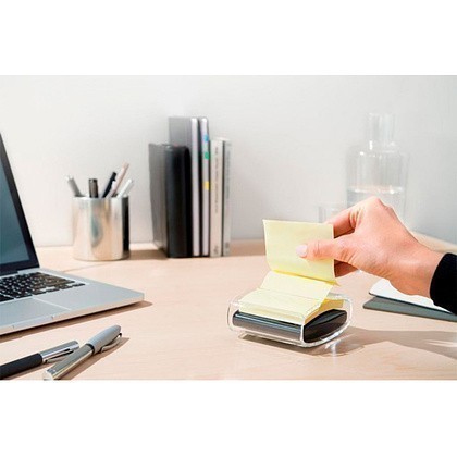 Бумага для заметок на клейкой основе "Post-it Z-Notes R330", 76x76 мм, 100 листов, желтый - 2