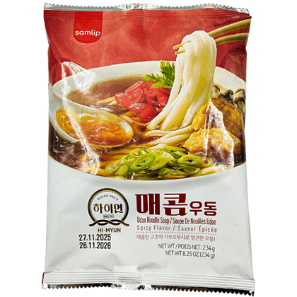 Лапша быстрого приготовления "Hi-Myun", удон с острым вкусом, 234 гр.