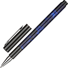 Ручка гелевая "Marble", 0,4 мм, синий, стерж. синий