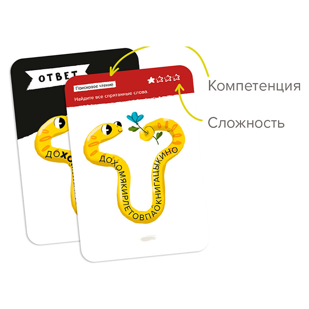 Игра настольная Brainy Trainy "Скорочтение" - 3