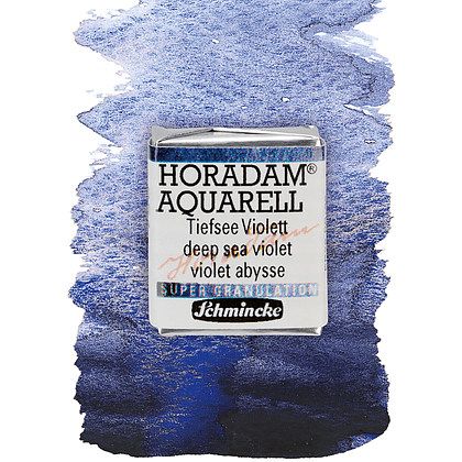 Краски акварельные "Schmincke Horadam", 951 фиолетовый deep sea, полукювета