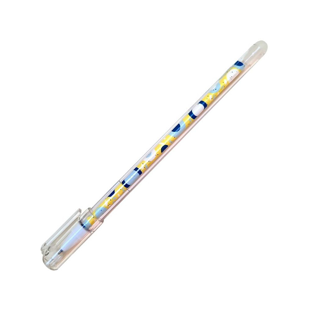 Ручка гелевая "Bunny", 0.5 мм, желтый, стерж. синий