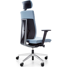 Кресло для руководителя Profim "Xenon 11SL P61PU Aluminium", ткань, металл, синий