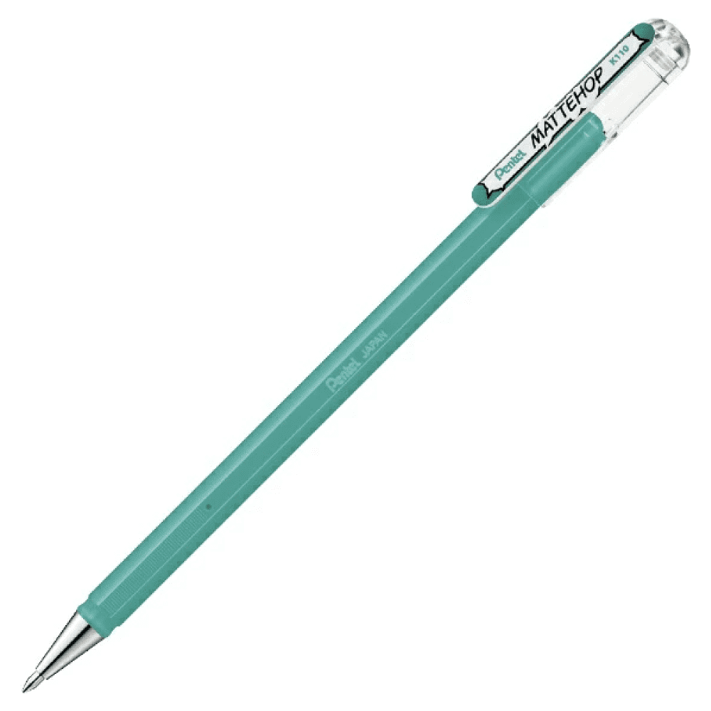 Ручка гелевая "Mattehop", 1 мм, бирюзовый