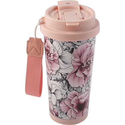 Термокружка "Цветочный шик", 530 мл, ассорти