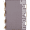 Книга записная "Carrarra", A5, 200 листов, клетка, линейка, точка, фиолетовый - 2