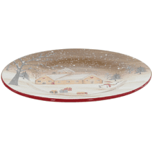 Тарелка керамическая "Сказочная пора", 25 см, разноцветный