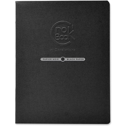 Скетчбук "Crok'Book black", 17х22 см, 120 г/м2, 20 листов, черный