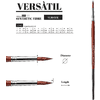 Кисть для рисования "Escoda Versatil Brush L/H 3040", синтетика, круглая, №6 - 3