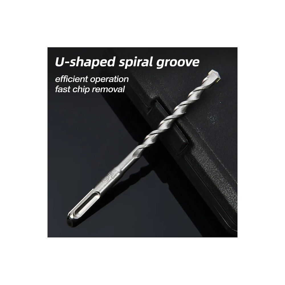 Бур по бетону Deli YS EDH-Y101600, 10x160 мм, SDS-PLUS - 6 Бур по бетону Deli YS EDH-Y101600, 10x160 мм, SDS-PLUS - 6