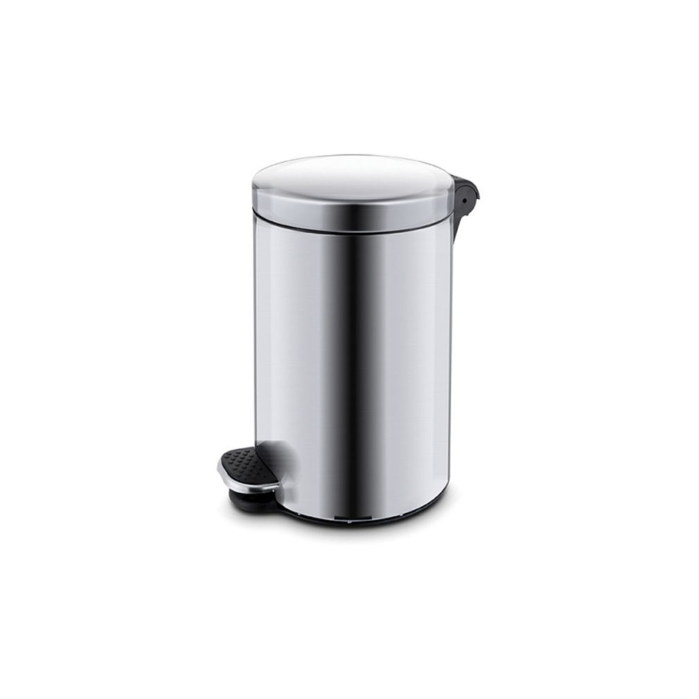 Урна "Alda Hotel Safeс" с педалью, 12 л, серебристый