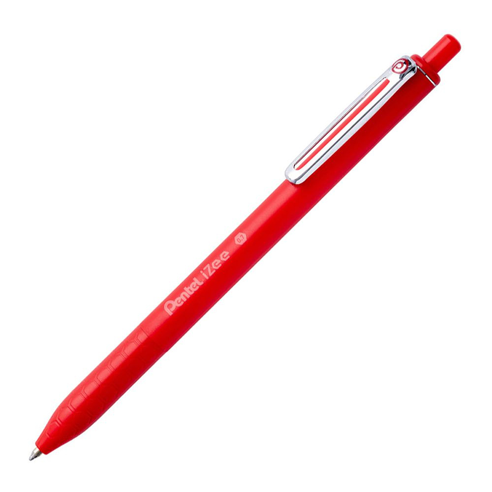 Ручка шариковая автоматическая “IZee”, 0.7 мм, красный, стерж. красный