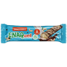 Батончик вафельный "SNAQ FABRIQ", 20 г, с молочно-ореховой пастой