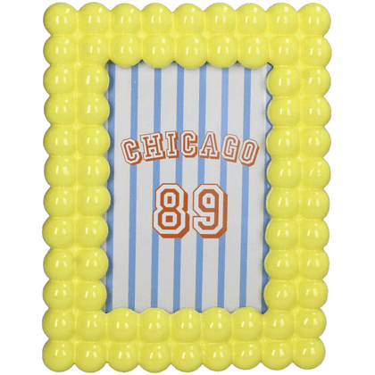 Фоторамка "KAL-6987", 13x18 см, полирезина, желтый