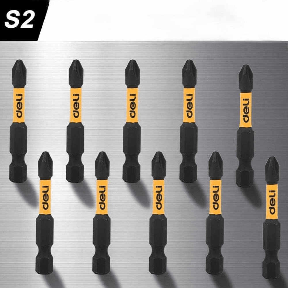 Бита Deli YS EDL251050, ударная, 10 шт., PH2 x 50 мм - 3