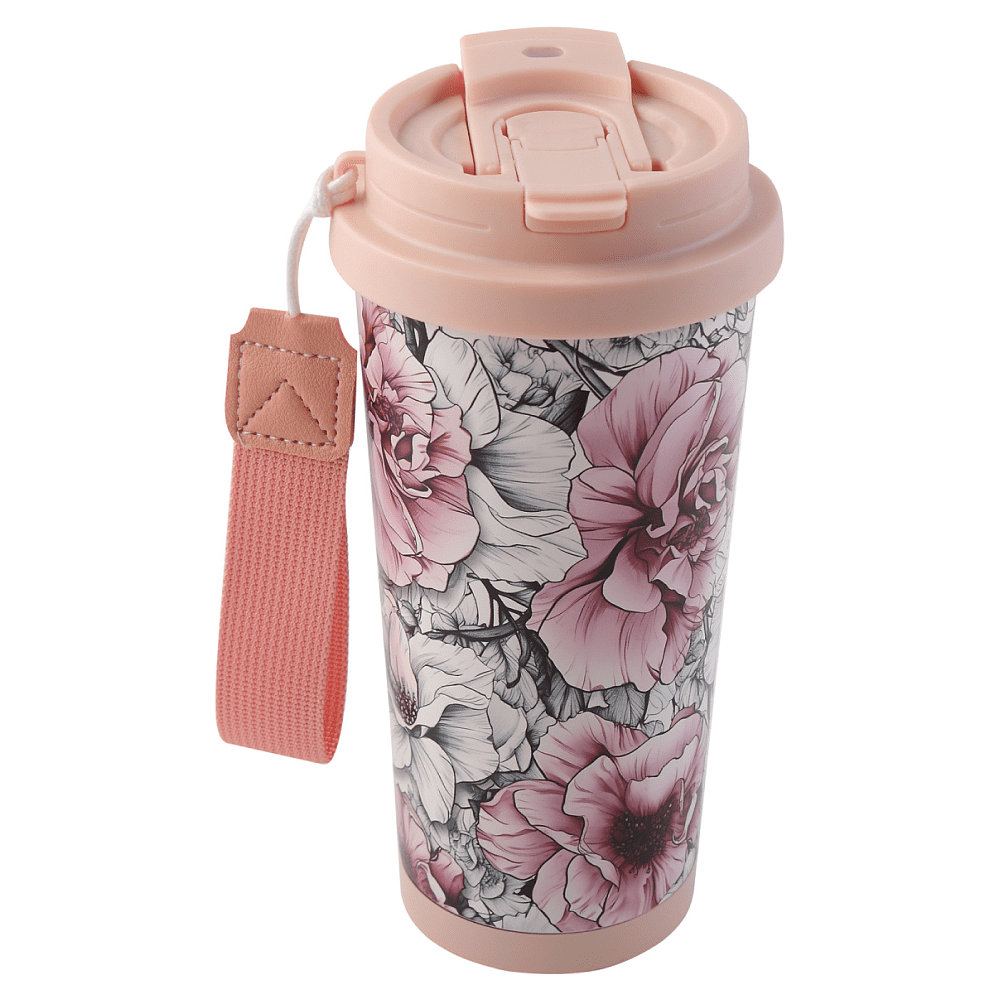 Термокружка "Цветочный шик", 530 мл, ассорти