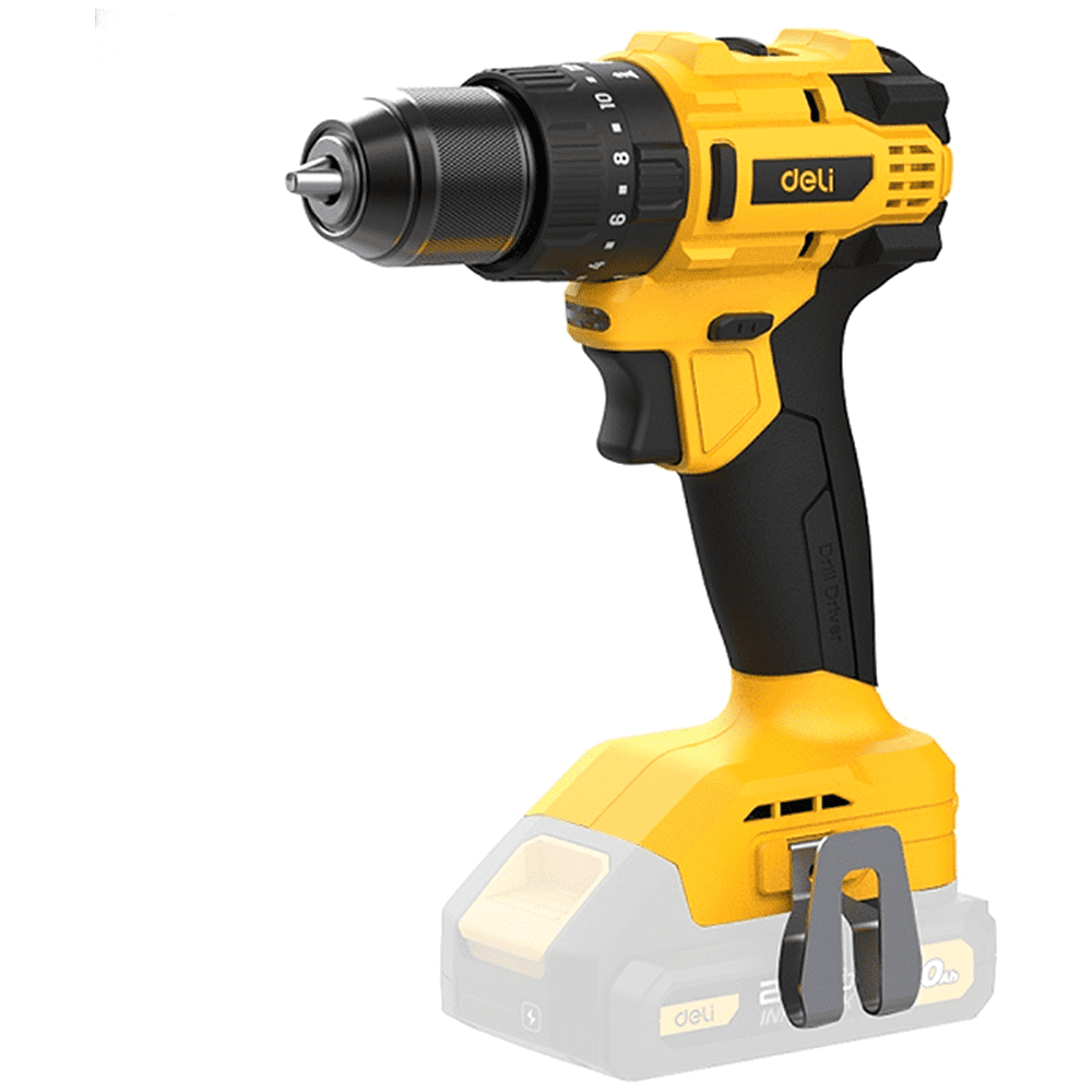 Аккумуляторная дрель-шуруповерт Deli YS DC150Z, 20 В, 50 Нм, без АКБ и З/У, коробка Аккумуляторная дрель-шуруповерт Deli YS DC150Z, 20 В, 50 Нм, без АКБ и З/У, коробка