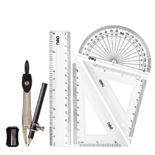 Набор для черчения "Deli EG30505", ассорти, -50%