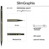 Карандаш автоматический "SlimGraphix", 0.5 мм, с ластиком, золотистый - 3