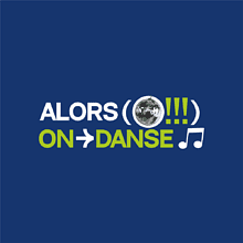 Стеганый плед для пикника «Alors on danse», синий