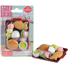 Набор ластиков "IWAKO Japanese Sweets", 7 шт, ассорти