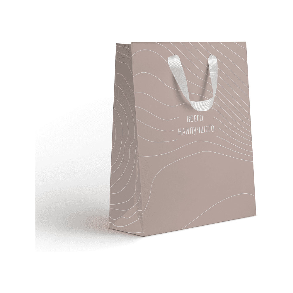 Пакет бумажный подарочный "Country MT", 18х22.7х10 см, ассорти