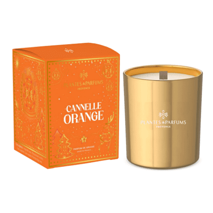 Свеча ароматическая PLANTES&PARFUMS "Cinnamon Orange", 180 гр
