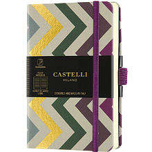Блокнот Castelli Milano "Frets", A6, 96 листов, линейка, разноцветный