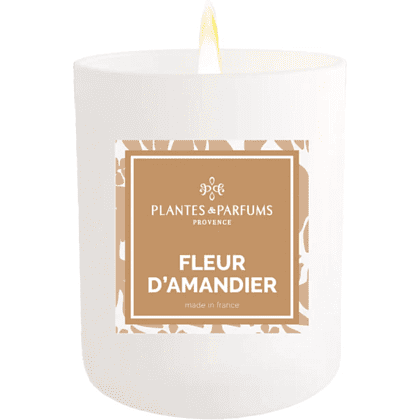 Свеча ароматическая PLANTES&PARFUMS "Almond Blossom", 180 гр