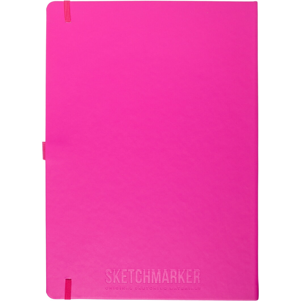 Скетчбук "Sketchmarker", 21x29,7 см, 140 г/м2, 80 листов, фуксия  - 2