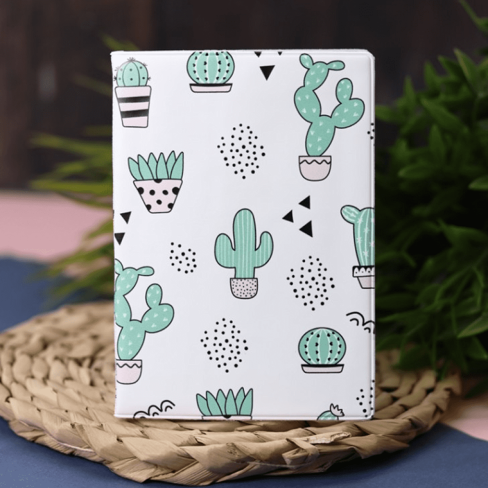 Обложка для паспорта "Succulents", разноцветный - 4