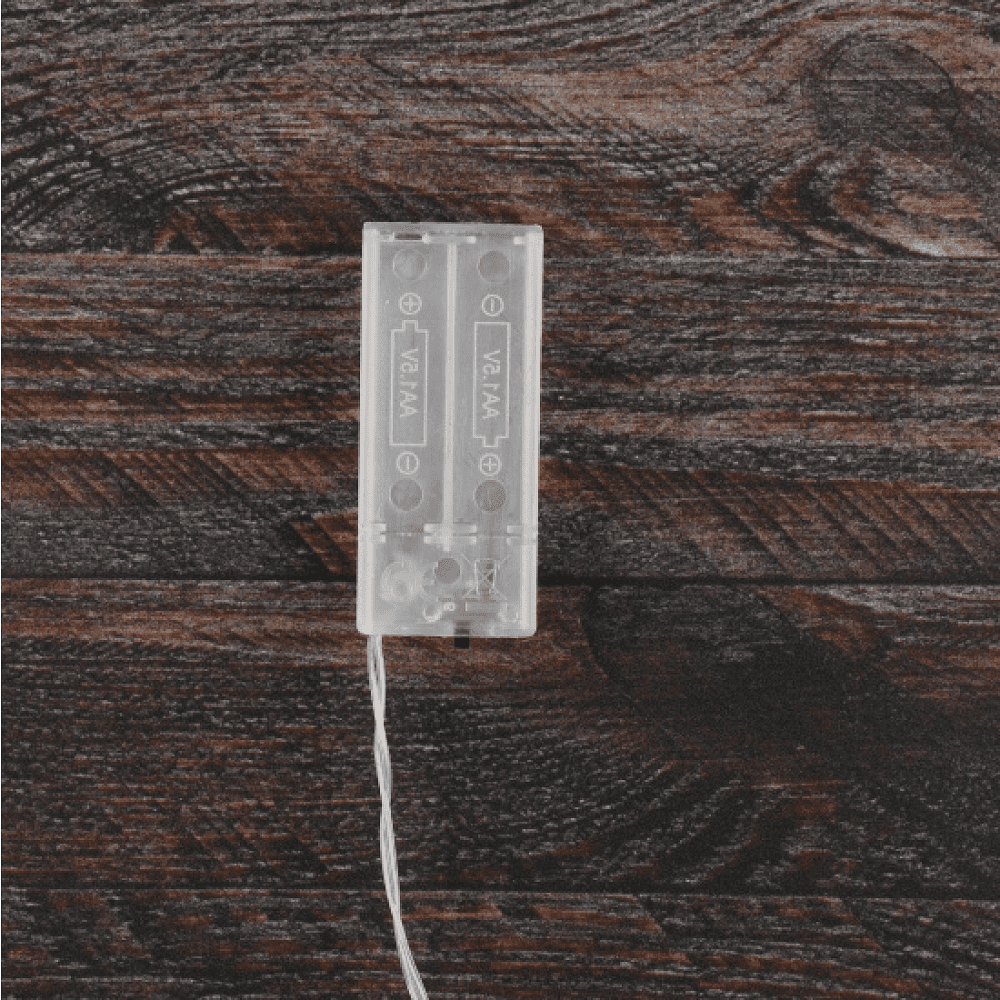 Гирлянда электрическая LED "Нить" с насадками "Звезда", 2,5 м, тепло-белый - 6