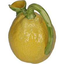 Ваза "Lemon", фаянс, желтый, зеленый
