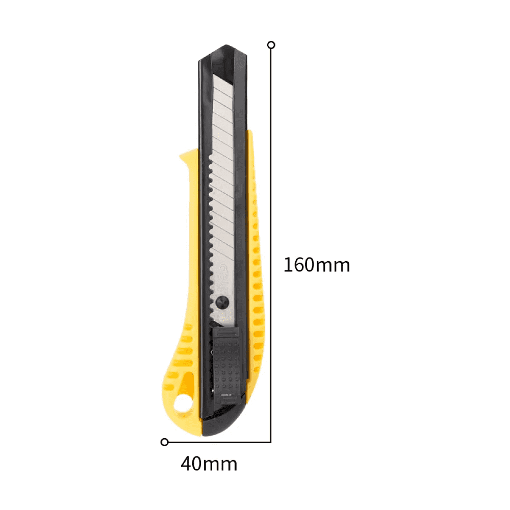Нож строительный Deli YS EDL003, 18 мм, универсальный - 3