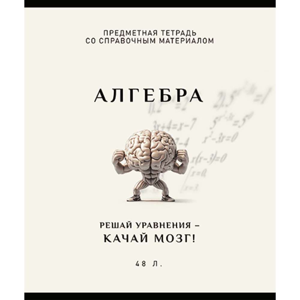 Тетрадь предметная "Арт-стиль. Алгебра", А5, 48 листов, клетка