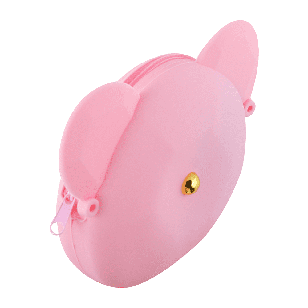 Кошелек "Cat", 15х12.5 см, силикон, розовый - 3