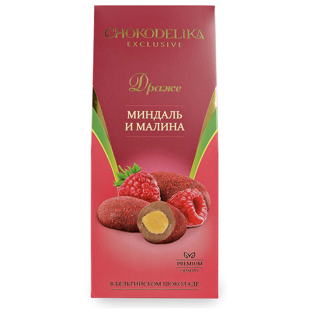 Драже "Миндаль и малина", 100 гр., в коробке