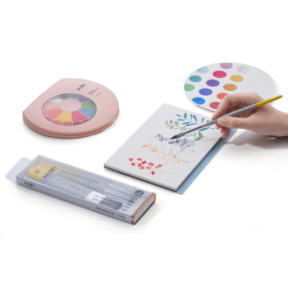 Набор кистей "Himi", 5 шт, синтетика - 5